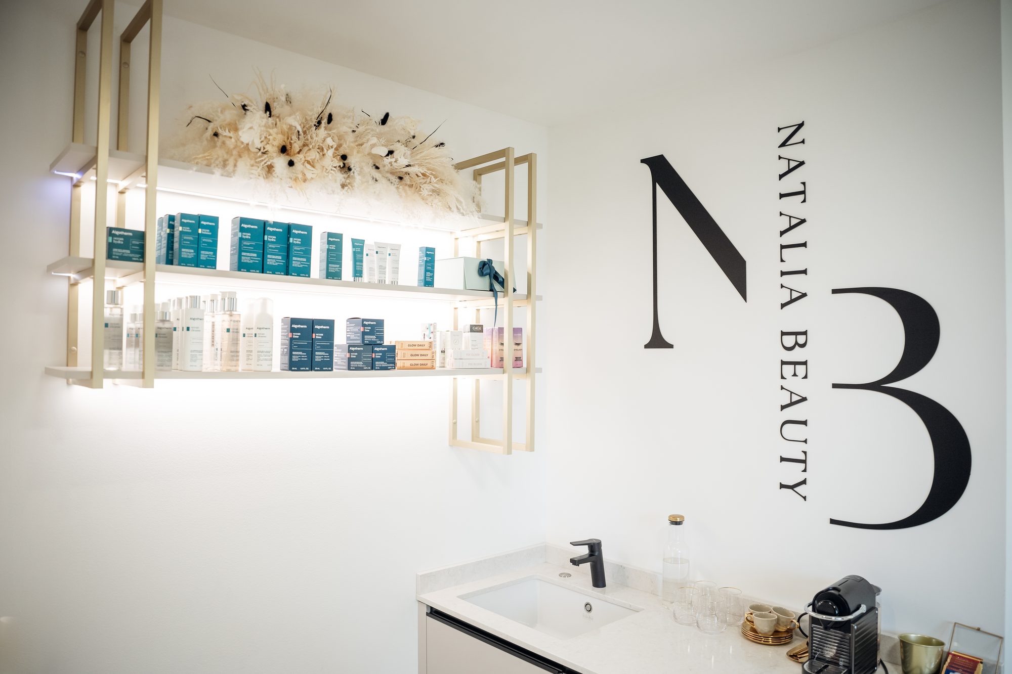 Interiér salonu Natalia Beauty v Plzni