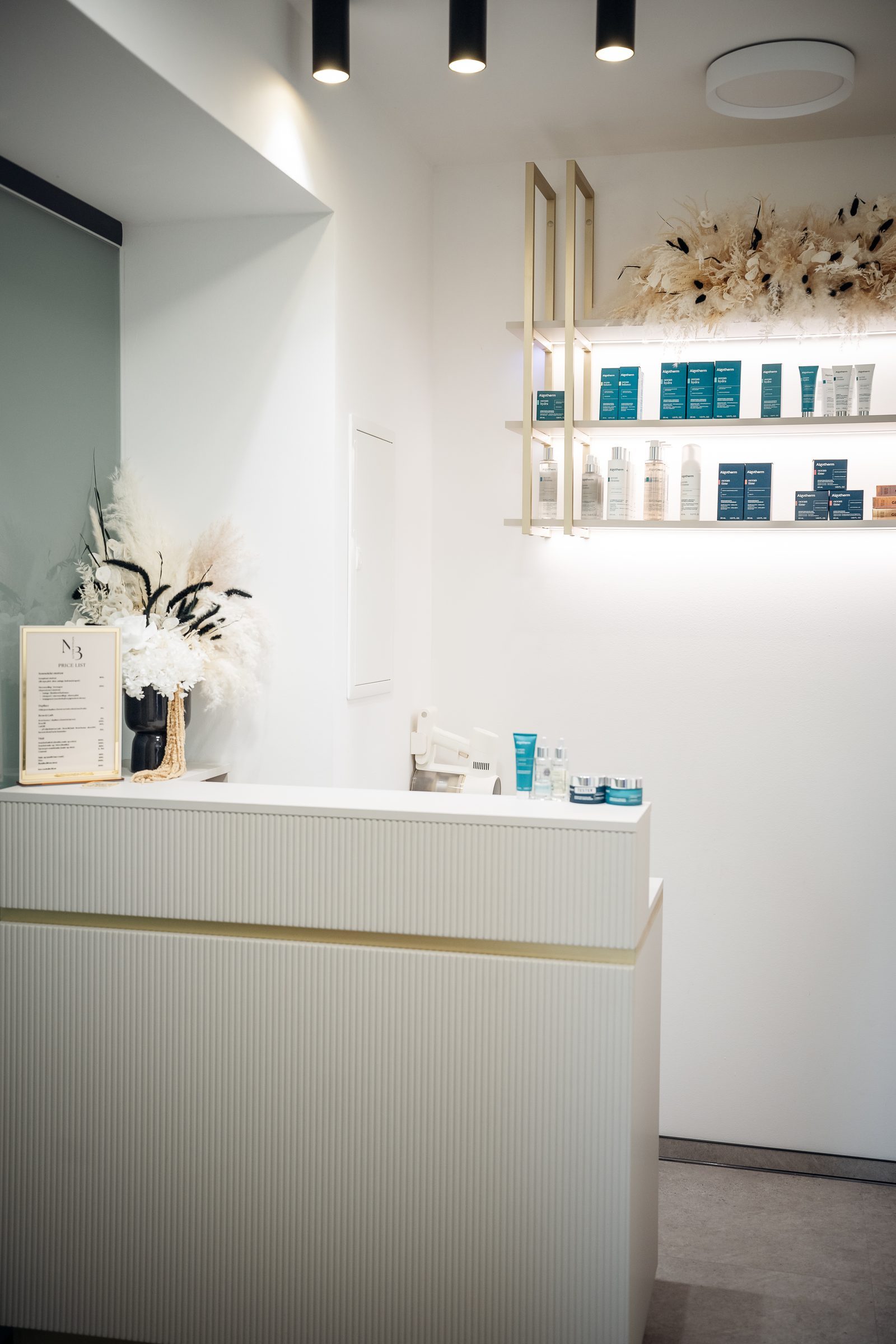 Recepce salonu Natalia Beauty – Koželužská 136/1, Plzeň